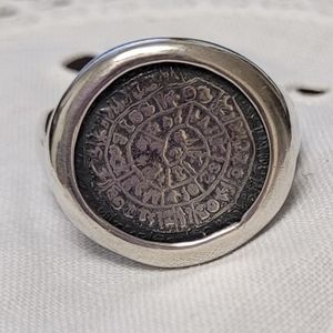 Boho Silver ring